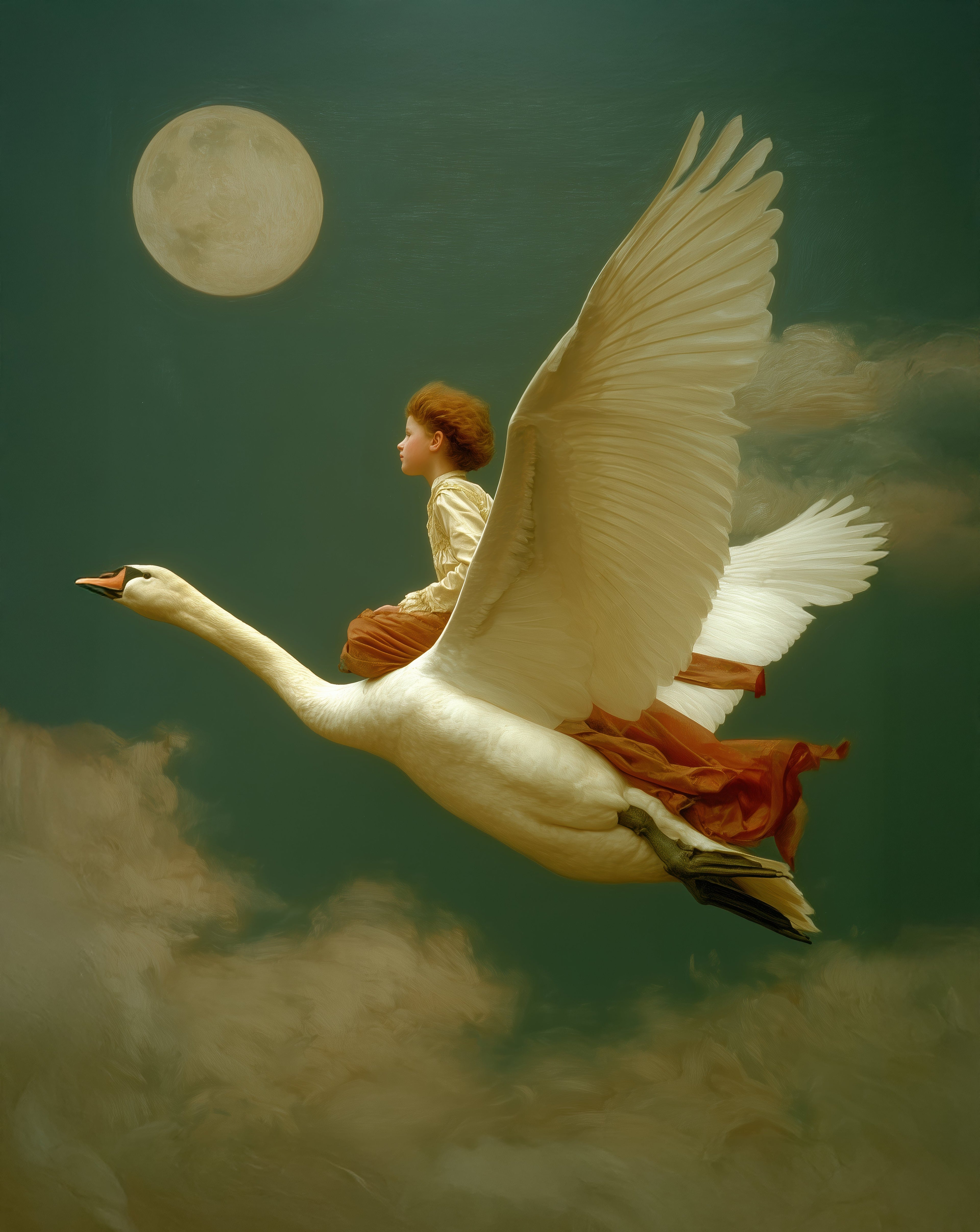 The Swan Song — Fine Art Print by Noa Maccabi