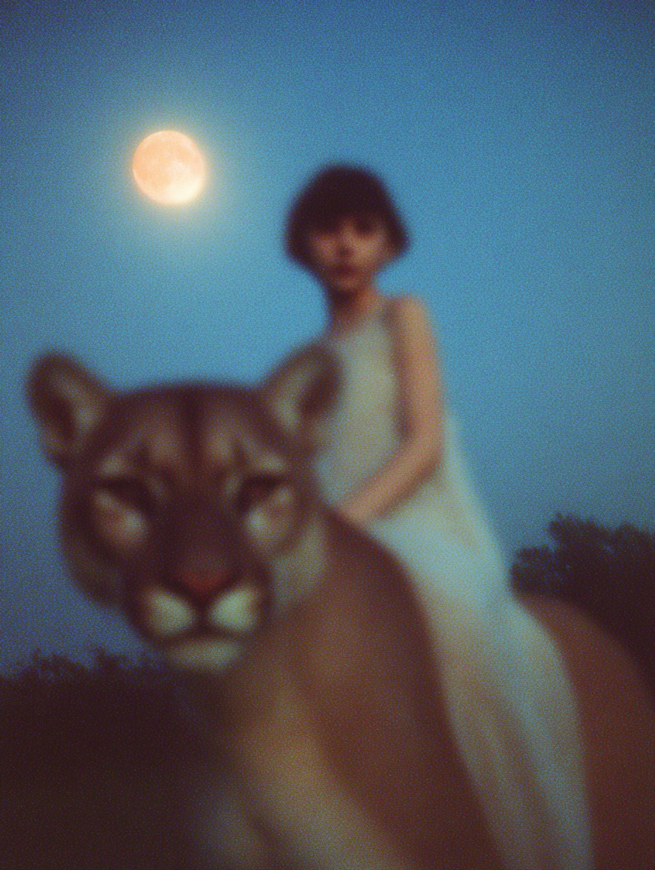 Moonlit Guardian — Fine Art Print by Noa Maccabi