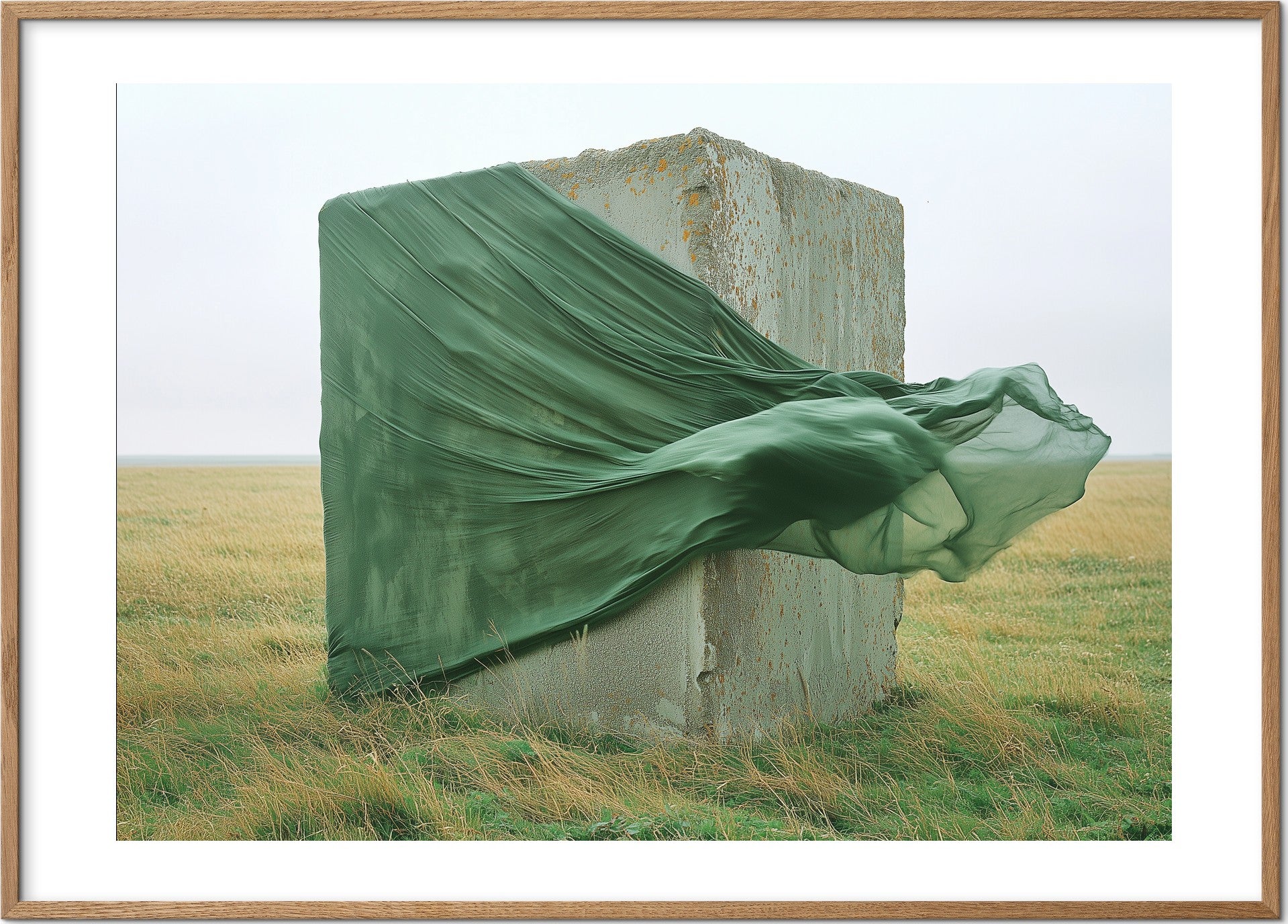Green Fabric — מוקאפ מסגרת